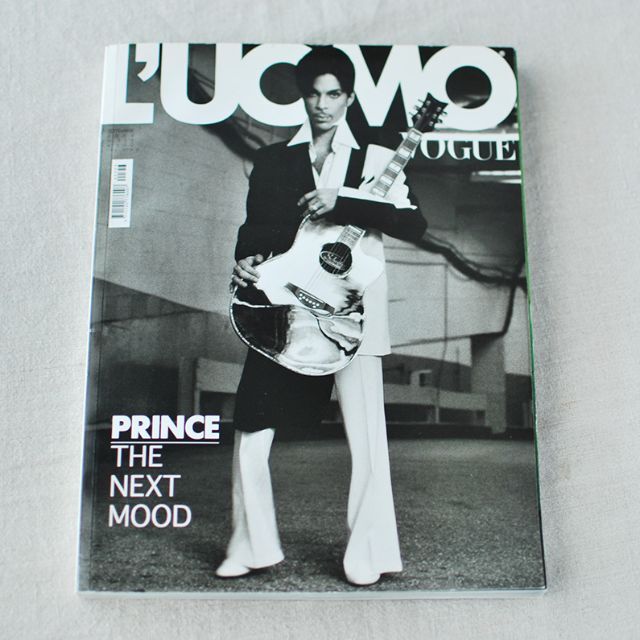 L‘UOMO VOGUE 表紙　プリンス