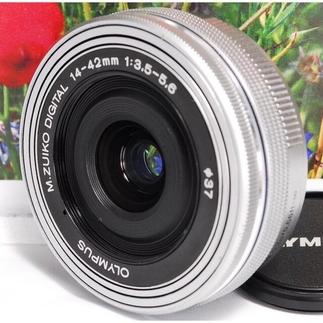 OLYMPUS(オリンパス)の❤️電動ズーム❤️オリンパス 14-42mm EZ レンズ❤️ジャケット付❤️ スマホ/家電/カメラのカメラ(レンズ(ズーム))の商品写真