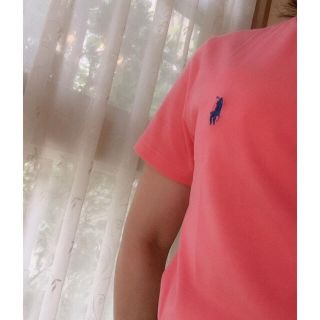 ポロラルフローレン(POLO RALPH LAUREN)のラルフローレンピンクVネック(Tシャツ(半袖/袖なし))