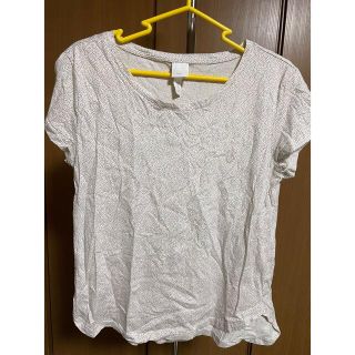 エイチアンドエム(H&M)のH&M 細かい水玉 ドット柄Tシャツ XS カットソー トップス(Tシャツ(半袖/袖なし))