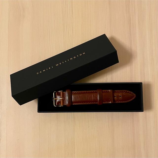 Daniel Wellington(ダニエルウェリントン)のダニエルウェリントン ST MAWES ベルトのみ ブラウン メンズの時計(レザーベルト)の商品写真