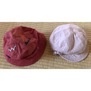 ミキハウス(mikihouse)の女の子用）帽子2組セット(帽子)