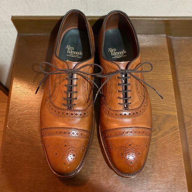 【使用1回】Allen Edmonds strand セミブローグドレスシューズ 1