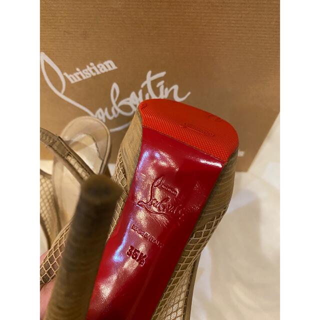 Christian Louboutin(クリスチャンルブタン)の【お値下げ】クリスチャン・ルブタン★リボンサンダル！【３５1/2】 レディースの靴/シューズ(サンダル)の商品写真