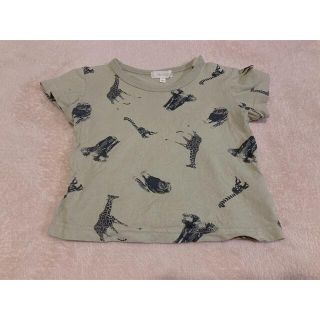 ハッシュアッシュ(HusHush)のハッシュアッシュ　半袖トップス　動物柄(Tシャツ/カットソー)