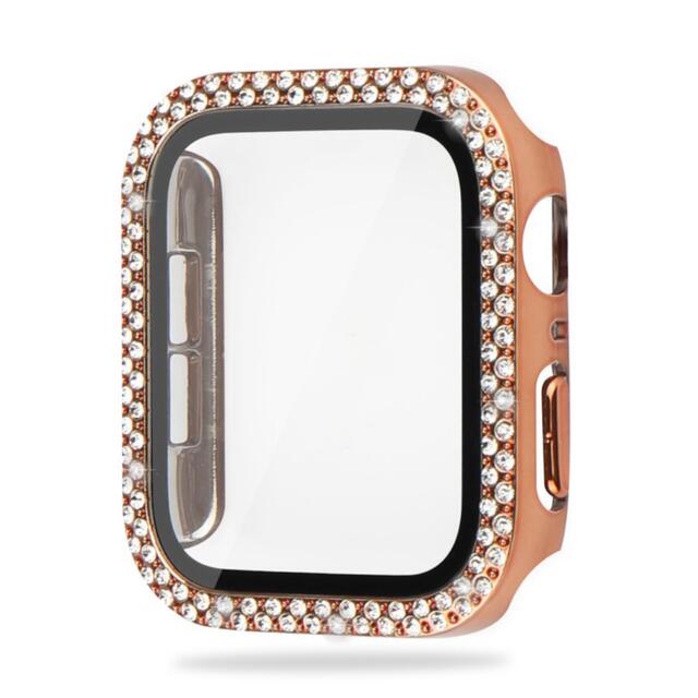 Apple Watch(アップルウォッチ)のアップルウォッチ 保護ケース ガラスフィルム ラインストーン レディースのファッション小物(腕時計)の商品写真