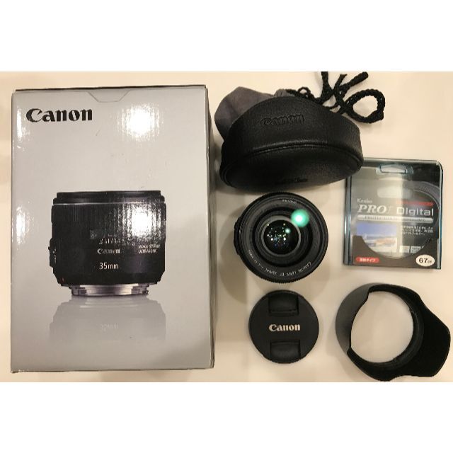 Canon EF35mm F2 IS USM(保護フィルター付) 美品 Canon EF35mm F2 IS USM(保護フィルター付) 美品