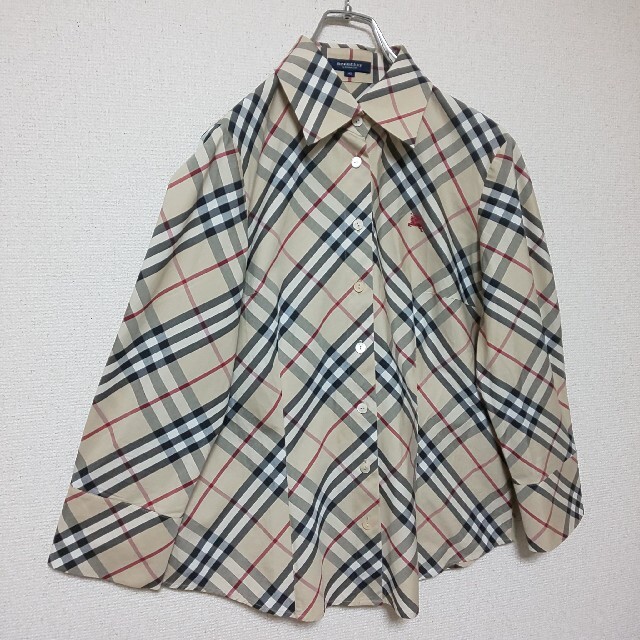 BURBERRY(バーバリー)の【極美品/廃盤】BURBERRY LONDON ノバチェックシャツ ホースロゴ レディースのトップス(シャツ/ブラウス(長袖/七分))の商品写真