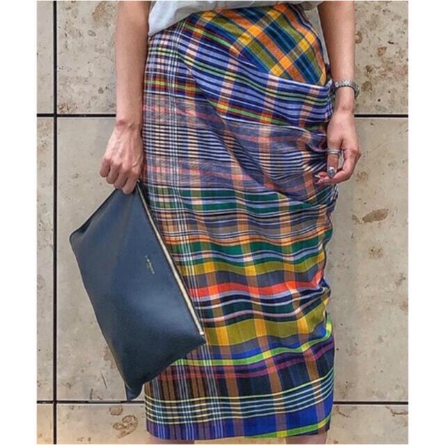 DRIES VAN NOTEN - 完売DRIES VAN NOTEN チェック柄スカート36の通販