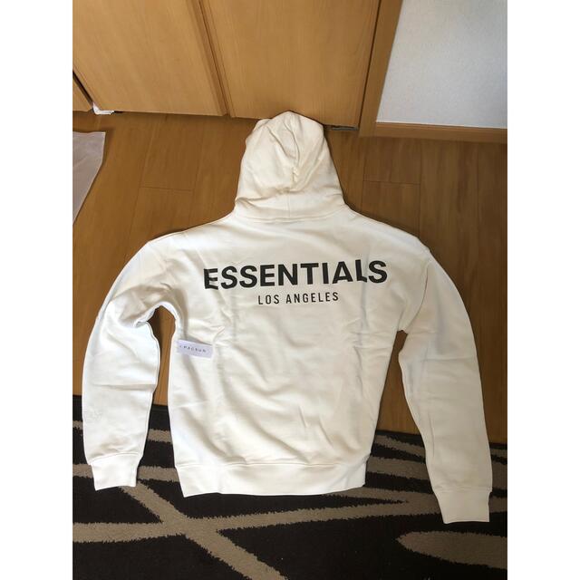 fear of god essentials パーカー　ホワイト