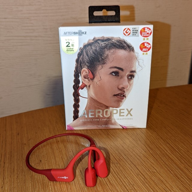 Aeropex 骨伝導イヤホン(旧Aftershokz) - ヘッドフォン/イヤフォン