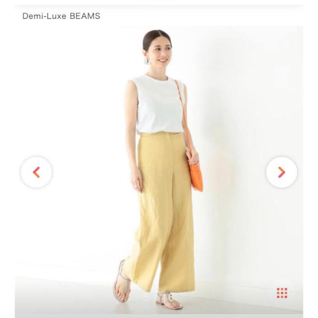 Demi-Luxe BEAMS(デミルクスビームス)の専用★Demi-Luxe BEAMS / リネン ワイドパンツ レディースのパンツ(カジュアルパンツ)の商品写真