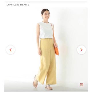 デミルクスビームス(Demi-Luxe BEAMS)の専用★Demi-Luxe BEAMS / リネン ワイドパンツ(カジュアルパンツ)