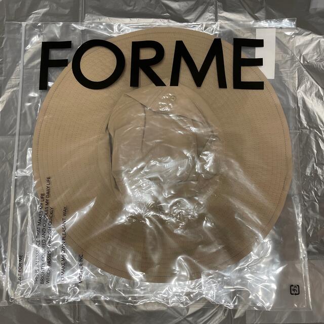 FORME ハット　ベージュ レディースの帽子(ハット)の商品写真