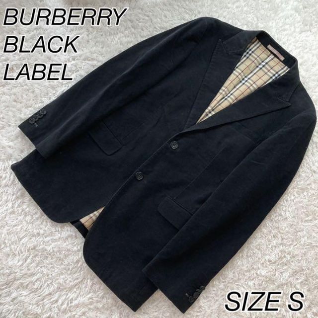 BURBERRY BLACK LABEL(バーバリーブラックレーベル)の☆バーバリーブラックレーベル☆　テーラードジャケット　ブラック　S ノバチェック メンズのジャケット/アウター(テーラードジャケット)の商品写真