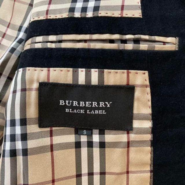 BURBERRY BLACK LABEL(バーバリーブラックレーベル)の☆バーバリーブラックレーベル☆　テーラードジャケット　ブラック　S ノバチェック メンズのジャケット/アウター(テーラードジャケット)の商品写真