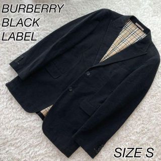 バーバリーブラックレーベル(BURBERRY BLACK LABEL)の☆バーバリーブラックレーベル☆　テーラードジャケット　ブラック　S ノバチェック(テーラードジャケット)