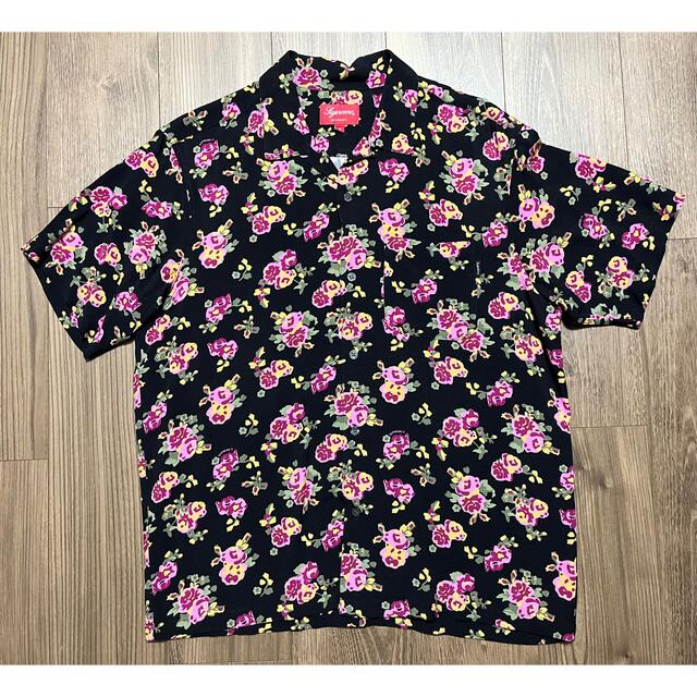 18ss Supreme Lily Rayon Shirt M 納品書原本あり