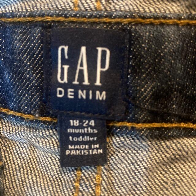 GAP(ギャップ)のジャンパースカート キッズ/ベビー/マタニティのキッズ服女の子用(90cm~)(スカート)の商品写真