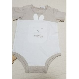 ミッフィー(miffy)のミッフィー ロンパース 80cm(ロンパース)