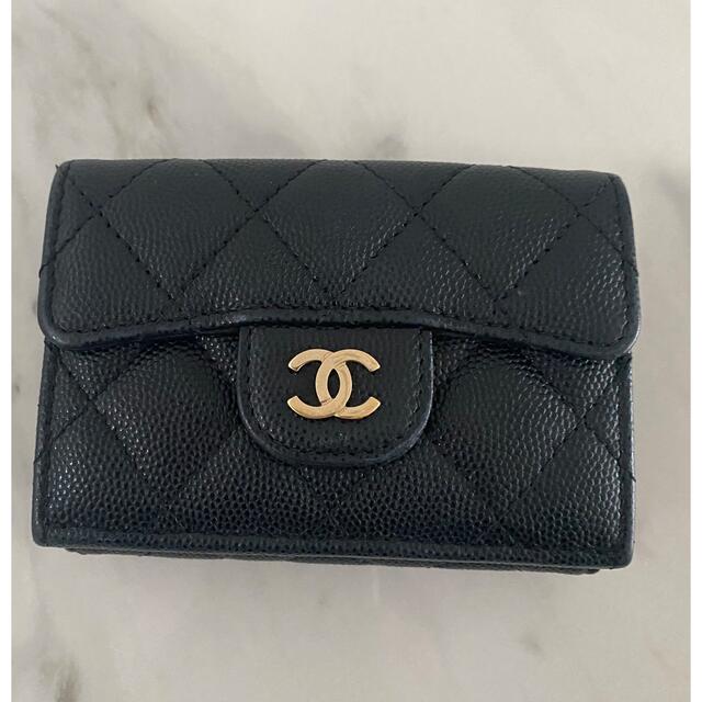 クラシック CHANEL CHANEL ミニウォレット 三つ折財布 財布