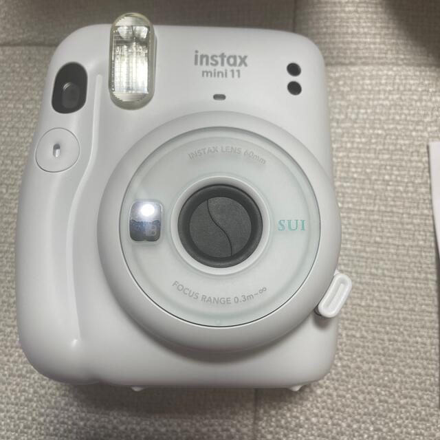 30cm対応電池タイプFUJI FILM INSTAX MINI 11 ICE WHITE インスタン