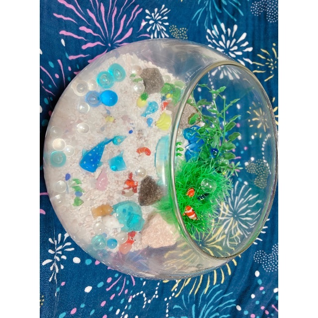 レオ様へ。ガラス細工 海の生き物 エンタメ/ホビーの美術品/アンティーク(ガラス)の商品写真