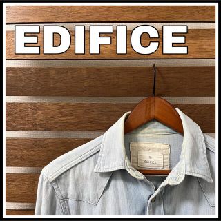 エディフィス(EDIFICE)のEDIFICE/エディフィス デニムシャツ(シャツ)