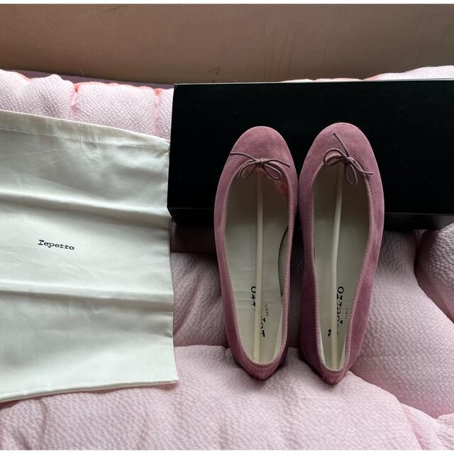 レペットrepetto サイズ37.5 Cendrillon スエード⭐︎ピンク vespa