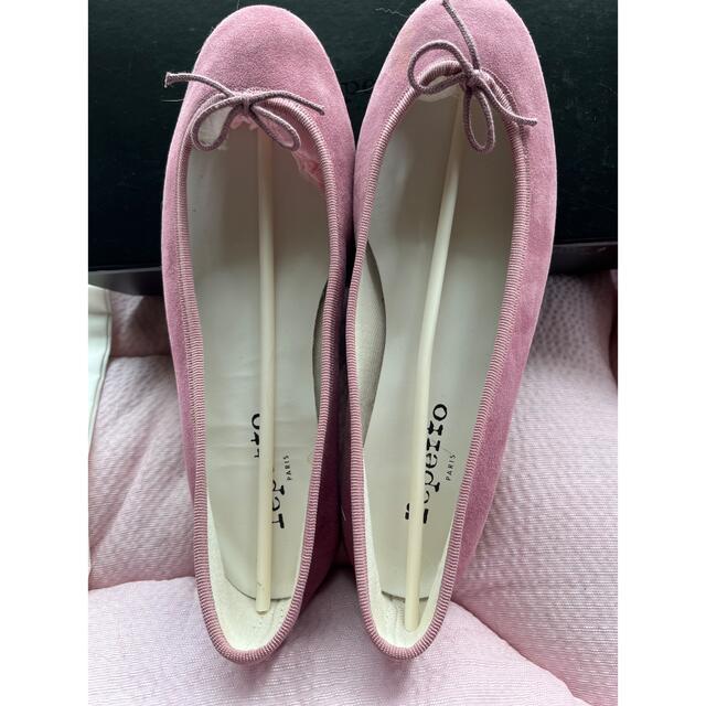 repetto(レペット)のレペットrepetto サイズ37.5 Cendrillon スエード⭐︎ピンク レディースの靴/シューズ(バレエシューズ)の商品写真