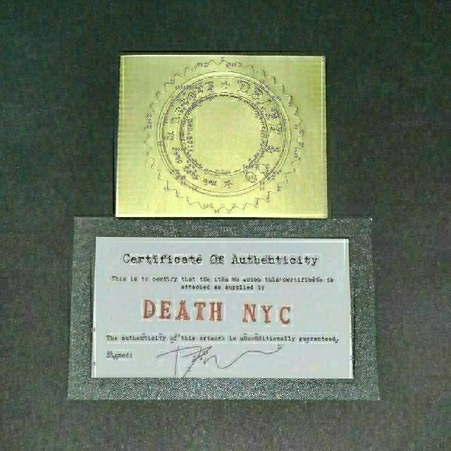 Death Nyc バンクシー【Don't Panic】アートポスター　未使用