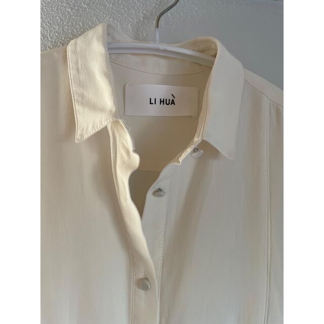 本日限定価格⭐️ LI HUA シャツワンピース シルク メゾンドリーファー