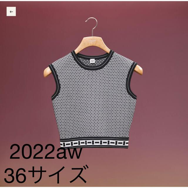 再入荷】 Hermes - 【新品未使用】2022エルメス秋冬 新作 ノースリーブ