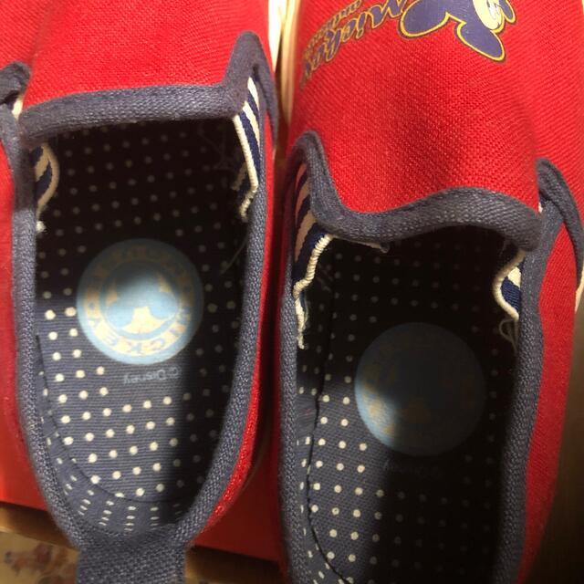 Disney(ディズニー)のミッキーマウス　靴　16㌢ キッズ/ベビー/マタニティのベビー靴/シューズ(~14cm)(スニーカー)の商品写真