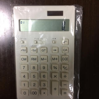ムジルシリョウヒン(MUJI (無印良品))の無印良品 電卓 12桁 未使用品(オフィス用品一般)