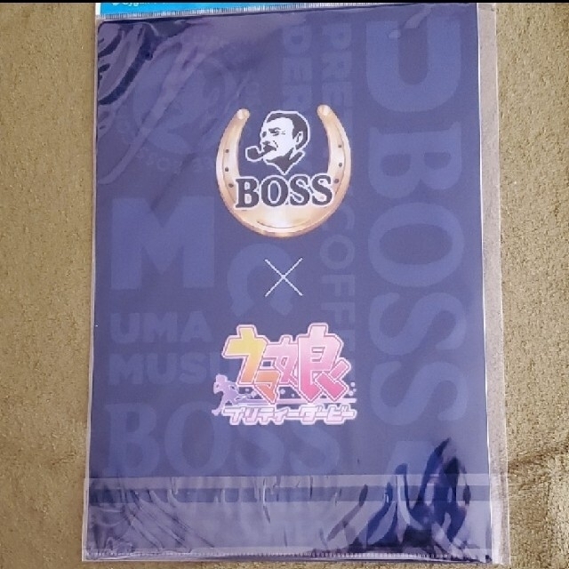 BOSS(ボス)のBOSS×ウマ娘 クリアファイル ３種類　４枚セット エンタメ/ホビーのアニメグッズ(クリアファイル)の商品写真