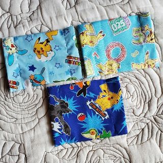 1218　夏用　男の子　クールマックス　ポケモン　キッズ　インナーマスク　3枚(外出用品)