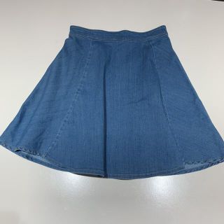 プロポーションボディドレッシング(PROPORTION BODY DRESSING)の【美品】エディットコロン デニムスカート プロポ スカート(ひざ丈スカート)