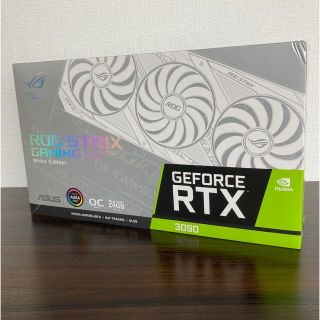 エイスース(ASUS)のASUS ROG STRIX RTX3090 O24G WHITE(PCパーツ)