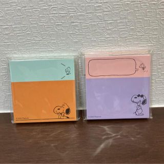 スヌーピー(SNOOPY)のNo.542ツートンカラーふせん【スヌーピー】(ノート/メモ帳/ふせん)