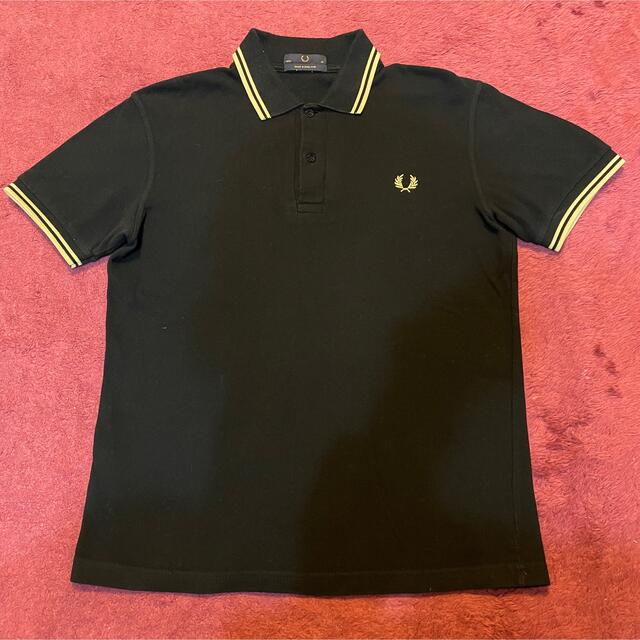 FRED PERRY - フレッドペリー ポロシャツ M12 イングランド製 黒