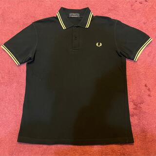 フレッドペリー(FRED PERRY)のフレッドペリー ポロシャツ M12 イングランド製 黒×ゴールド 36(ポロシャツ)