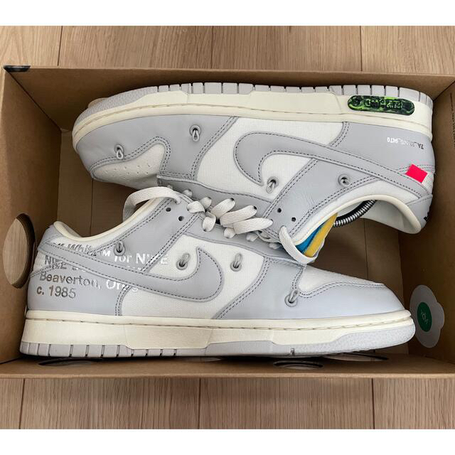 NIKE offwhite dunk low the50 lot47 ナイキ - スニーカー