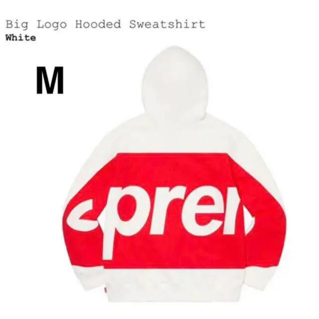 Supreme Big Logo Hooded Sweatshirt M