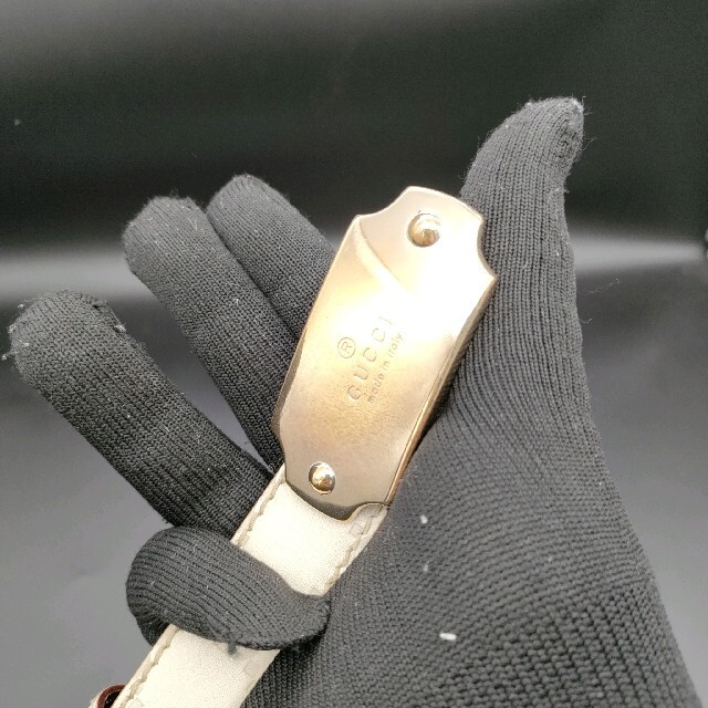 定番NEW Gucci - GUCCI グッチ ベルト シマ GG ブラウン メンズ ロゴ