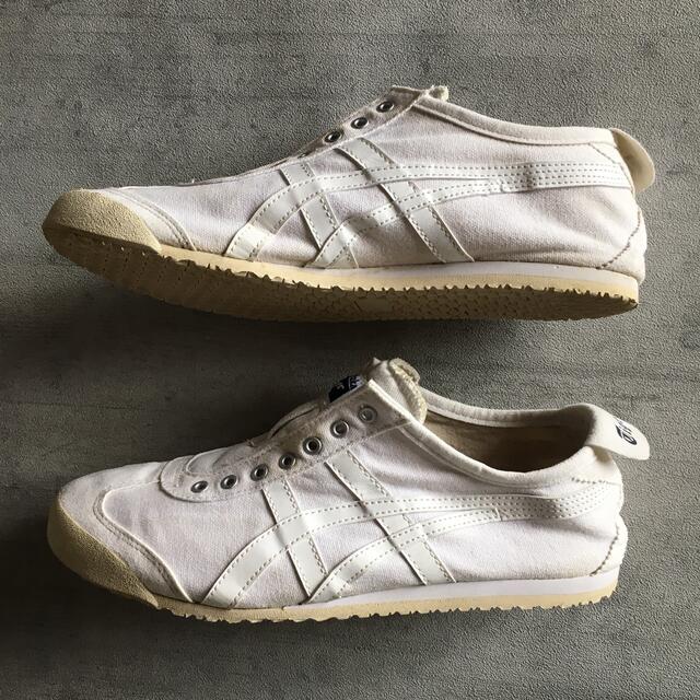 Onitsuka Tiger(オニツカタイガー)のオニツカタイガー スリッポン 白 26.5cm メンズの靴/シューズ(スニーカー)の商品写真