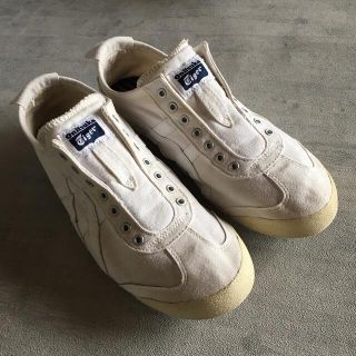 オニツカタイガー(Onitsuka Tiger)のオニツカタイガー スリッポン 白 26.5cm(スニーカー)