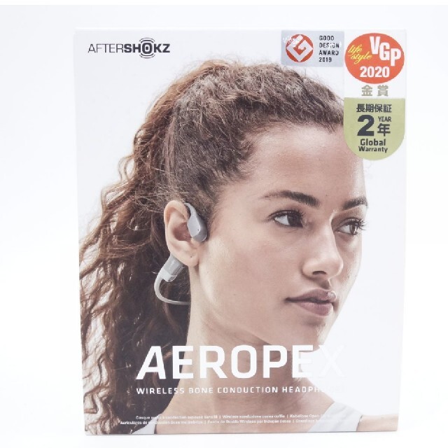 未使用　高性能骨伝導　AEROPEX 800　aftershokzオーディオ機器