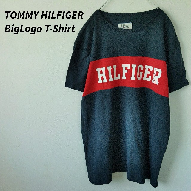 TOMMY HILFIGER(トミーヒルフィガー)の美品　TOMMY HILFIGER　Ｔシャツ　ティーシャツ　ビッグロゴ メンズのトップス(Tシャツ/カットソー(半袖/袖なし))の商品写真