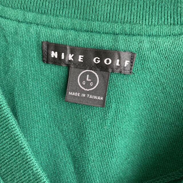 NIKE(ナイキ)の90s NIKE GOLF スウェット　ベスト　ナイキ　ゴルフ　Lサイズ　古着 メンズのトップス(ベスト)の商品写真
